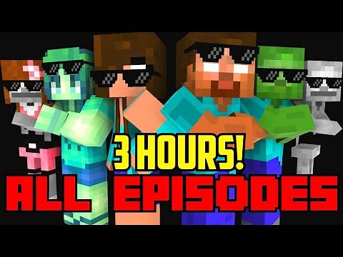 Monster Academy : All Episodes ! ( Season 1-7 ) - full Minecraft Animation