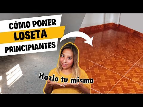 Cómo poner loseta TÚ mismo PASO a PASO // Mejoras en el hogar