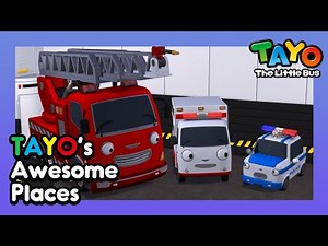 Tayo's Awesome Places Compilation 2 (100 mins) l Crowded City Episode and more l Tayo the Little Bus