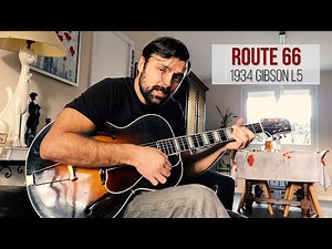 AS161 - Route 66 - Nat King Cole cover - 1934 Gibson L5