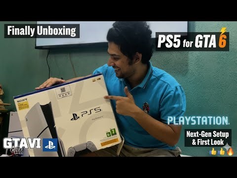 Finally Unboxing PS5 for GTA 6 | Next-Gen Setup and First Look