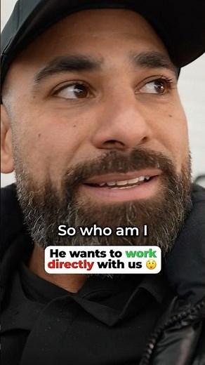 He was working with my assistant, but now we'll be in direct contact with heat