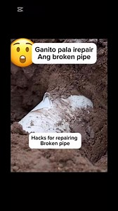 Ganito pala ayusin o irepair ang nasirang pipe😲 #pipes #repair #repairing #hacks #reactionvideo #tutorial #lifehacks | Olivestv