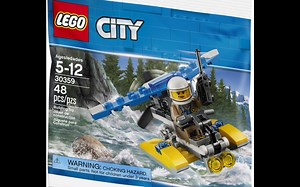 乐高 城市 30359 警务水上飞机 速组评测