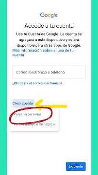Como crear una cuenta de Google #tutorial