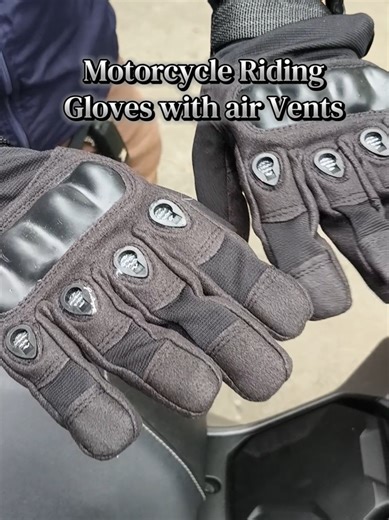 Affordable Motorcycle Gloves with Air Vents