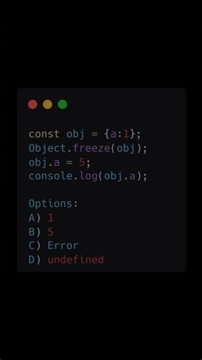 ‎JavaScript Object.freeze() Explained