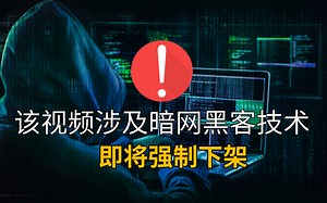 本视频即将强制下架！速看，保姆级暗网黑客技术教程，零基础入门学网络安全/黑客教程/漏洞挖掘/doos攻击/渗透测试/护网行动/信息安全技术/内网渗透