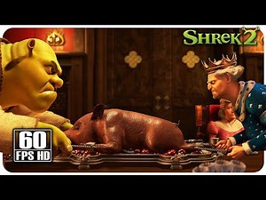 Shrek 2 (2004) | Escena de la Cena Familiar | [Full HD / 60FPS] LAT