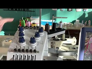 How to Thread the Embroidery Machine - Brother 6-Needle
