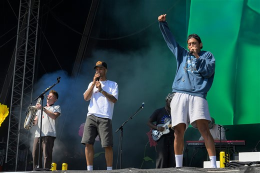 Rizzle Kicks show solidarity with Irish band at festival