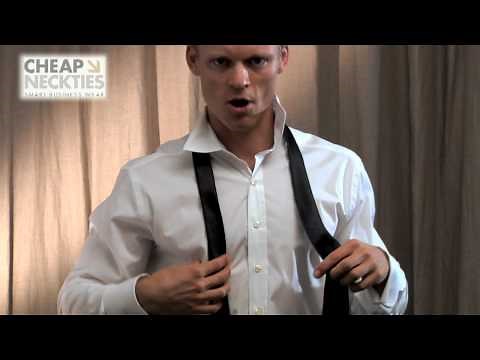 How TO TIE A SKINNY TIE