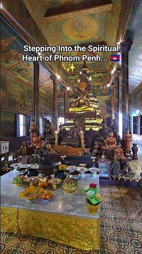 Inside Cambodia's Most Sacred Golden Temple! 🕌👑 | Wat Phnom