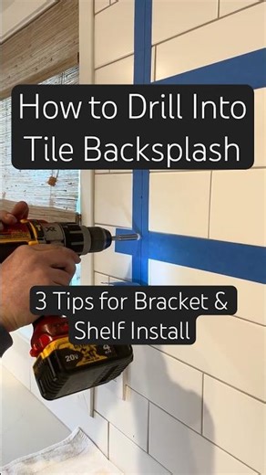 How to Drill Into Tile Without Cracking It - 3 Simple Tips for Installing Brackets & Shelves