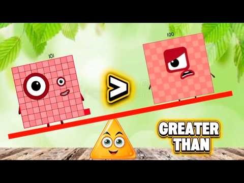 NUMBERBLOCKS GREATER THAN | LESS THAN | EQUAL TO COMPARISON SYMBOL | hello george