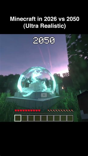 Minecraft in 2026 vs 2050 - Ultra Realistic #minecraft