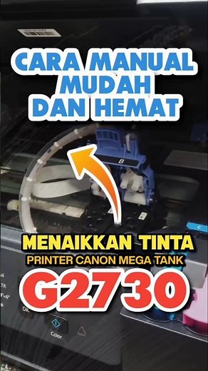 How to Manually Increase the Ink Level of a Canon G1730 G2730 G3730 Printer That Has Dropped Seve...