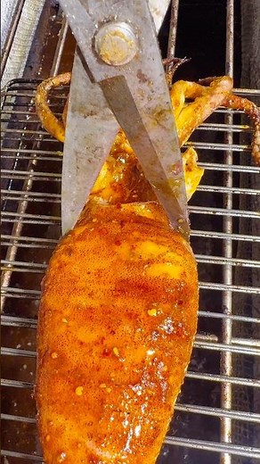🦑 The Most Satisfying Spicy Squid Grill Ever 🔥#seafood #usa #shorts