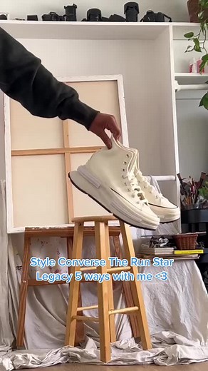 5 ways to style the #Converse Run Star Legacy. Which one is your fave? @Charity Hardaway