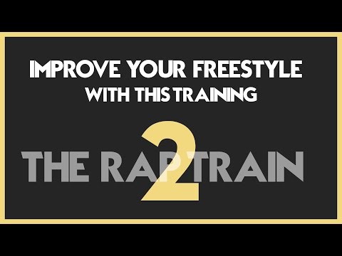 THE RAP TRAIN- 4 Rhyming Words - Rap Beat -Improvising with Word Generator