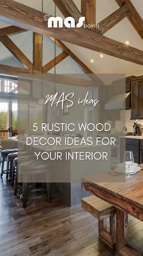 12K views · 16 reactions | Embrace the warmth of rustic wood in your...