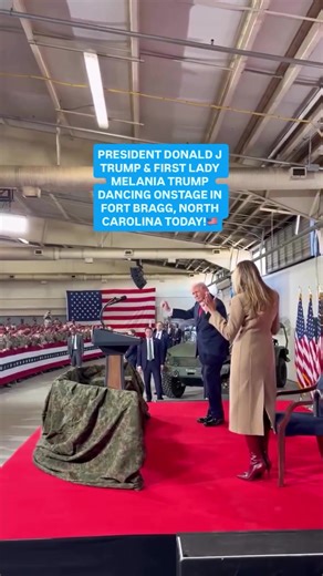 President Donald J Trump & First Lady Melania Trump LOVE THE USA!!! MAKE AMERICA GREAT AGAIN! @potus @realdonaldtrump @flotus @melaniatrump @teamtrump @trumpwarroom @whitehouse @officialfortbragg 📸: @margomartin 🇺🇸🇺🇸🇺🇸🇺🇸