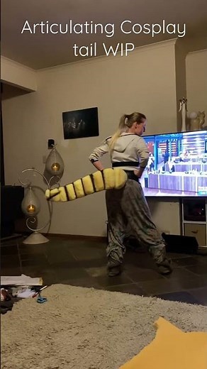 Articulating Cosplay tail W.I.P! Full tutorial coming sooooon!