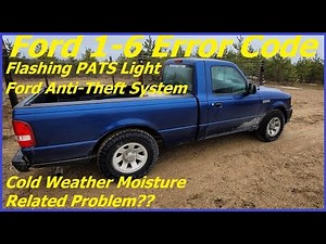 Ford 1-6 Error Code Anti-Theft System (Gauge Cluster Dead) "How to Fix" (Moisture Related Problem?)