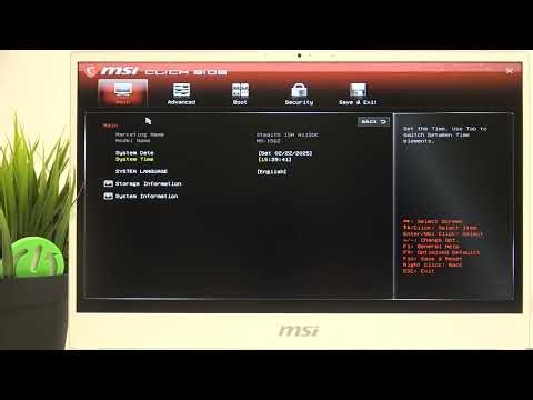 How to Change Language in BIOS on MSI Stealth 15M