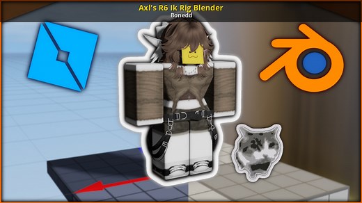 Axl's R6 Ik Rig Blender Modding Tool for Roblox | RBLX Modding Tools