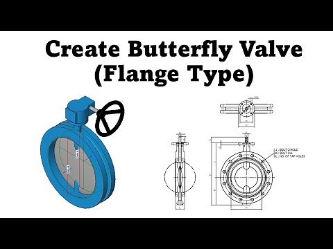 Create Butterfly Valve Flange Type Revit Family (Parametric)