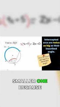 Inscribed Angles & Intercepted Arcs! 📐