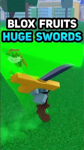 Trolling a YOUTUBER with My HUGE SWORD in Blox Fruits.. ROBLOX #shorts