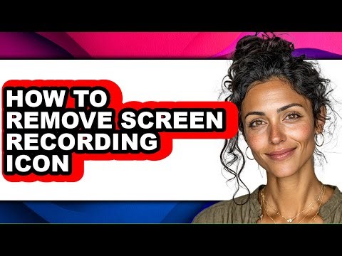 How to Remove Screen Recording Icon (only Way)