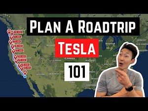 How to PLAN a Roadtrip in a TESLA or Electric Vehicle (Using ABRP and Plugshare)