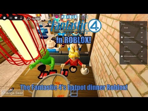 The Fantastic 4's hotpot dinner Roblox!