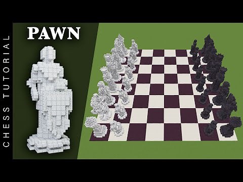 How to Build a Pawn | Minecraft Chess Tutorial