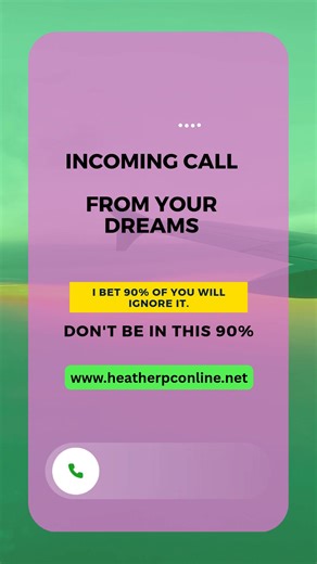 Your dreams are calling — don’t ignore them. Take the step toward your goals today. Follow us for daily inspiration and guidance | Heatherpc Digital | Facebook