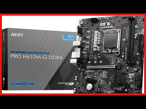 PRO H610M-G DDR4 Review: Affordable Power for Intel 12th Gen Builds