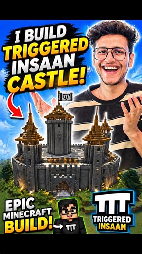 I Build Triggered insaan Castle 🙀 | Minecraft Castle