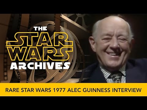 RARE Star Wars (1977) Sir Alec Guinness Interview on Parkinson Talk Show