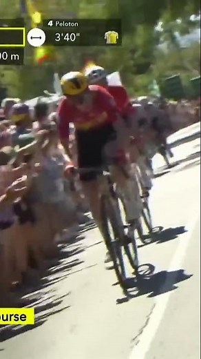 Jonas Abrahamsen attacks on the penultimate climb of the stage as he goes for the win 🤩