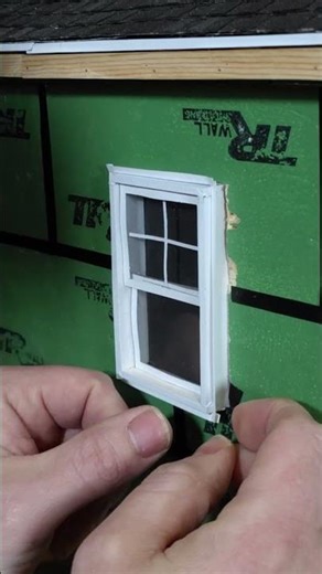 time-lapse of the windows & doors being installed. #scalemodel #doors #windows