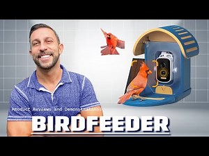 VINGUYS® Bird Feeder with Camera Solar Powered, Smart Bird Feeder Camera AI Identifies