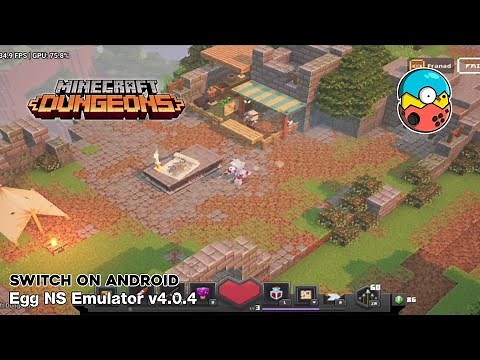 Minecraft Dungeons (Switch) Android Gameplay | Egg NS Emulator v4.0.4