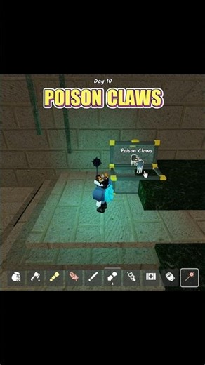 Poison claws #99nightintheforest #roblox #johngaming