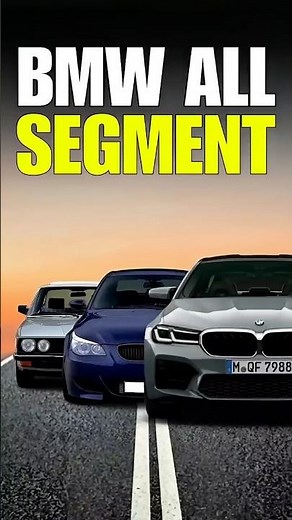 BMW Car Lineup Explained:All Segments & Variants