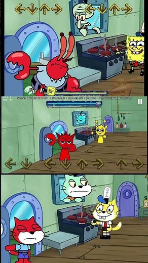 Friday Night Funkin' Mr. Square Pants Angry All Version Vs Sprunki - FNF Mr Krab Mobile Mods