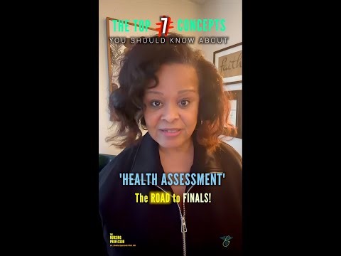 Health Assessment Study Guide: Top 7 Concepts to Know for your Final Exams