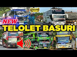 FENOMENAL!!! KLAKSON TELOLET BASURI, BUS INDONESIA TERBARU 2025